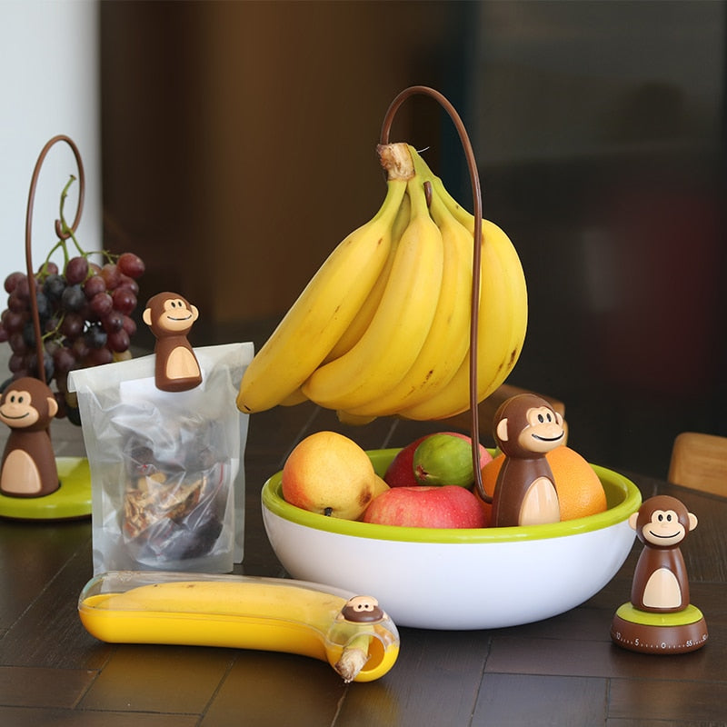 BowLift | Monkey Shape Kitchen Banana Hanger Stand