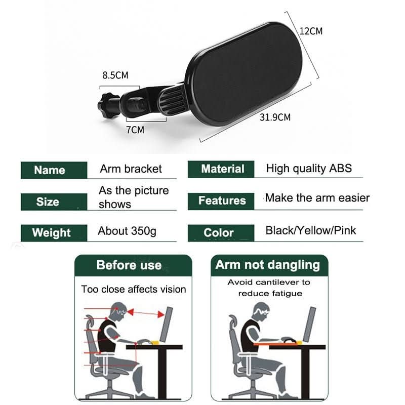 BowLift | Ergonomic 180° swivel support against RSI & shoulder complaints