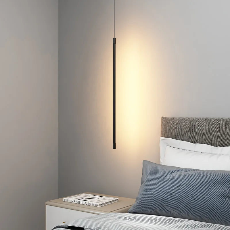 BowLift | Nordic LED Pendant Light: Minimalist design with creative lines, perfect for the bedroom, dining area