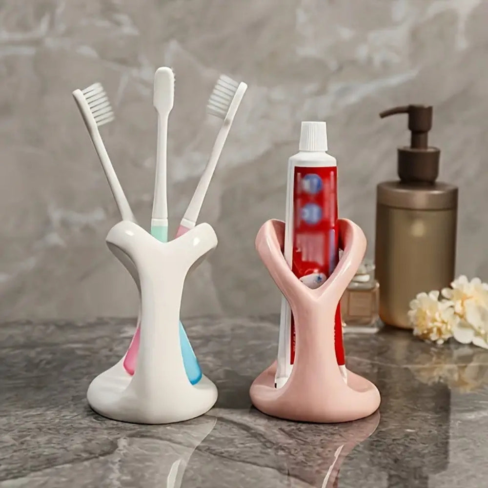 BowLift | Heart-Shaped Ceramic Toothbrush Holder