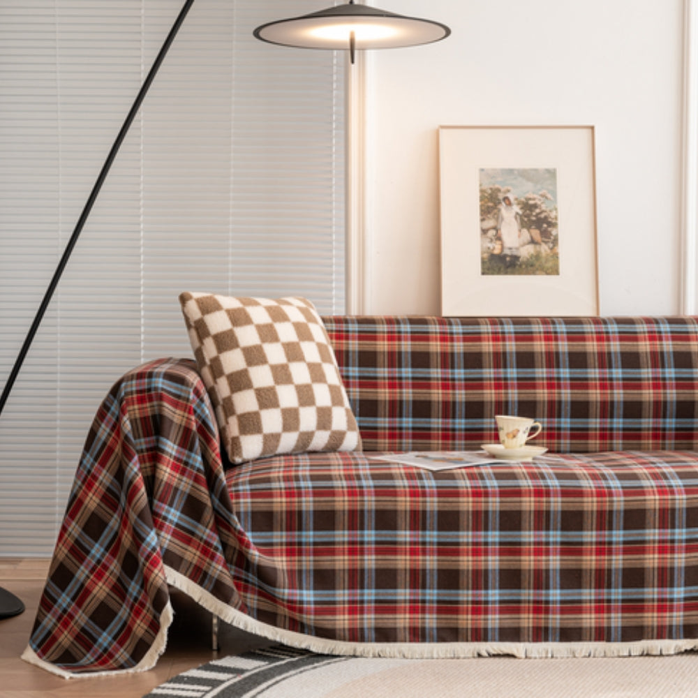 BowLift | Hearthline Cottage Plaid Sofa Cover