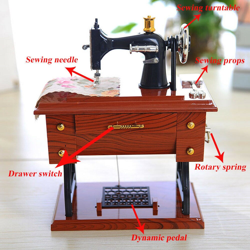 BowLift | Mini Craft Retro Sewing Machine Decor
