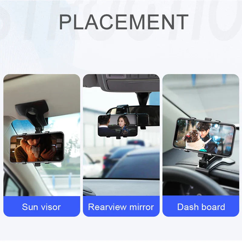 BowLift | 360 Degree Rotatable Car Dashboard Phone Holder