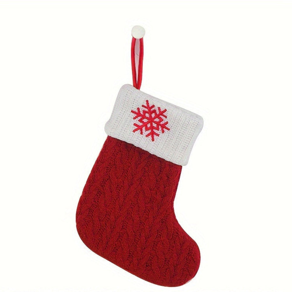 BowLift | Christmas Stocking Knit Monogram Alphabet Decorative Holiday Sock