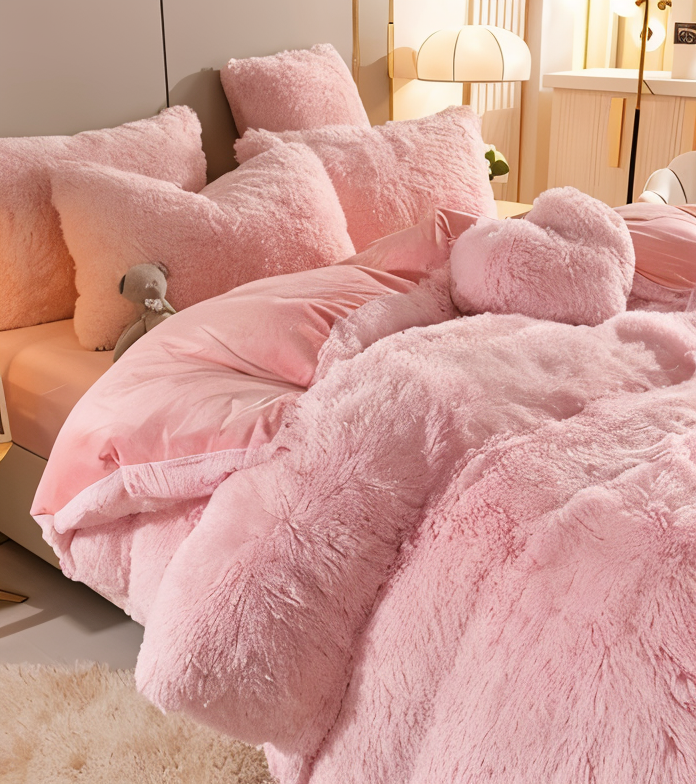 BowLift | FLUFFUREST – Plush Fleece Bedding Set