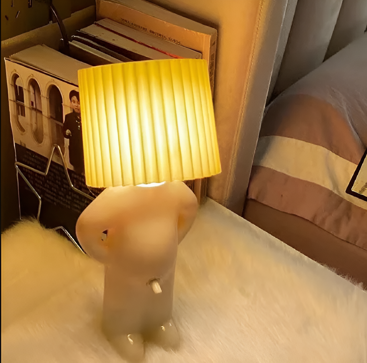 BowLift | Table lamp - Creative little Shy Boy LED lamp