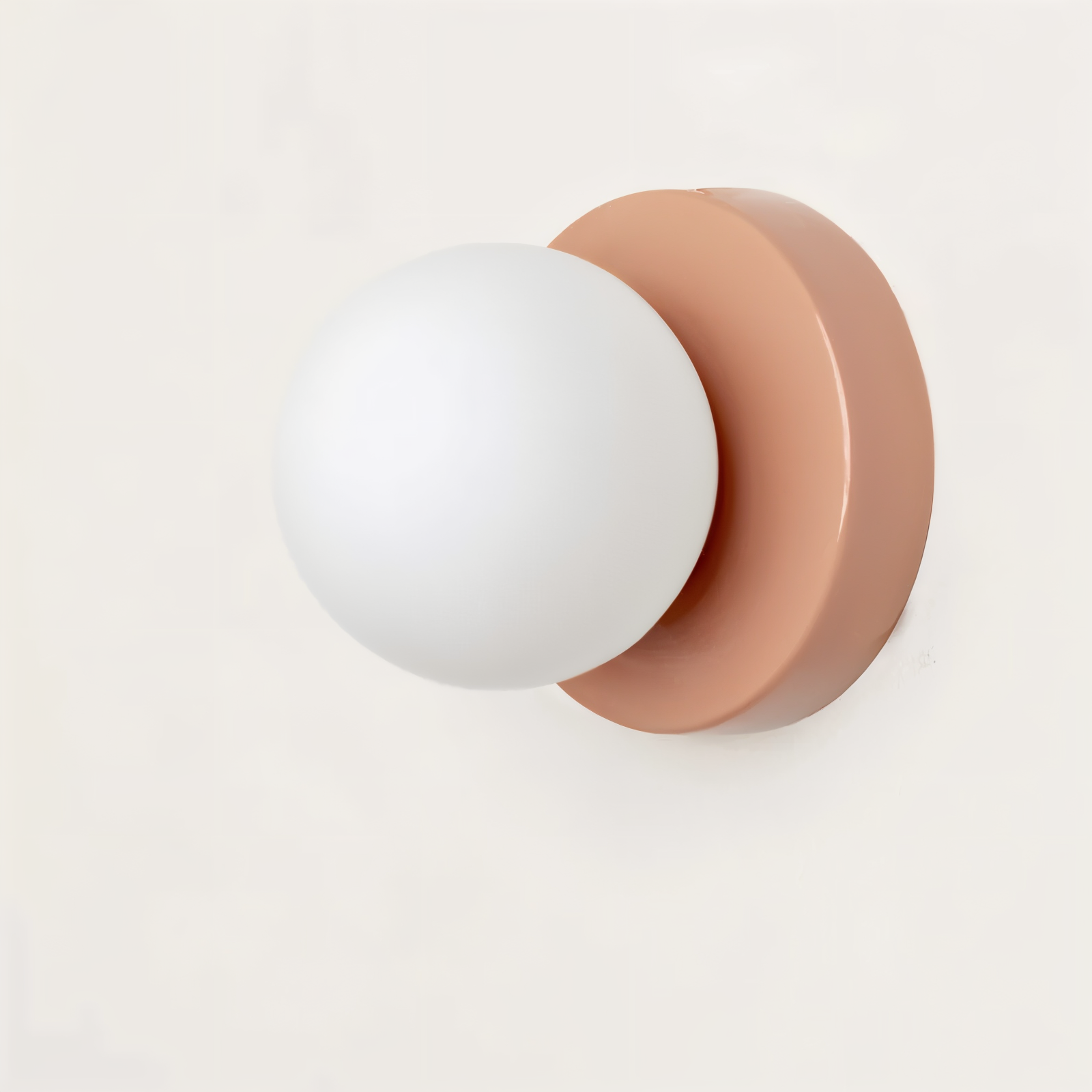 BowLift | PearlPop Wall Light – White Glass Orb LED Wall Sconce for Modern Interiors