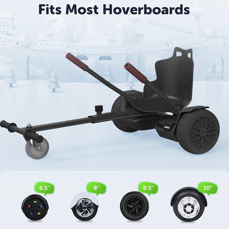 BowLift | Hoverboard Seat Attachment for 6.5'' 8'' 8.5'' 10'' Two Wheel Self Balancing Scooter Accessories Hoverboard Kart for Kids or Adults