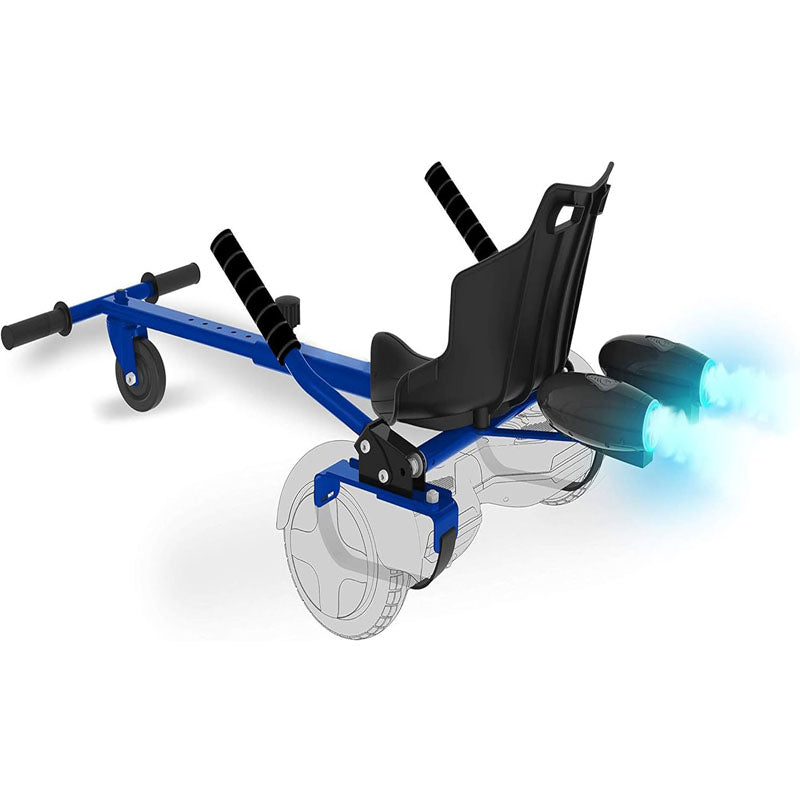 BowLift | Hoverboard Seat Attachment Compatible with All 6.5" & 8" Hoverboards Hand-Operated Rear Wheel Control Adjustable Frame Easy Install