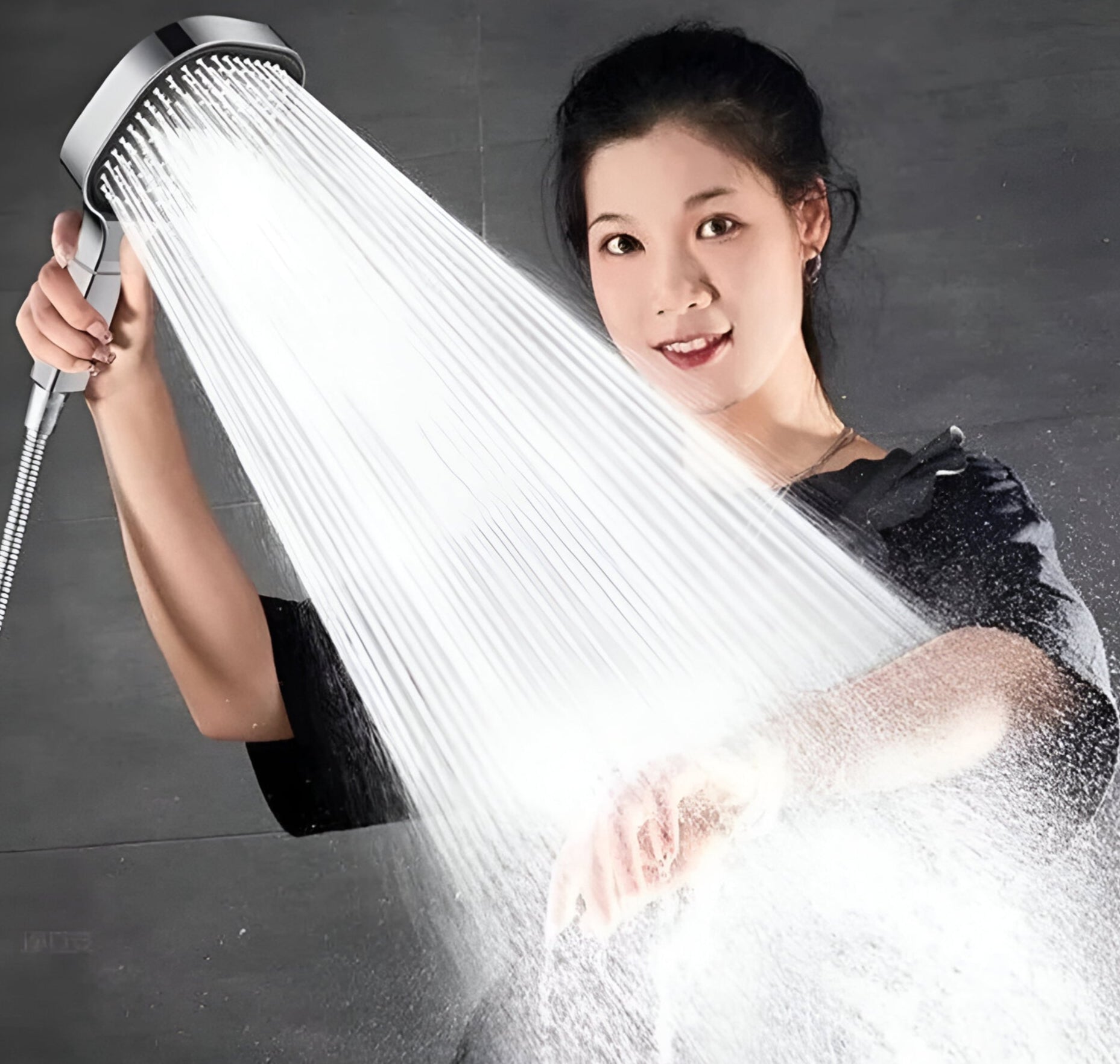 BowLift | High-Pressure Shower Head | Turbo-Boost Technology & Advanced Filtration for Healthier Skin and Hair