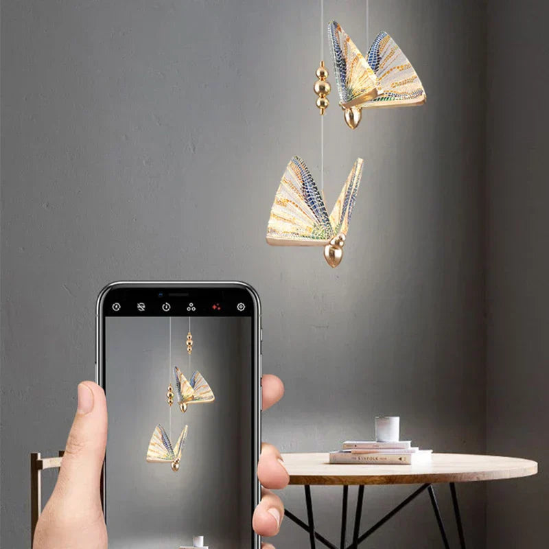 BowLift | Frendorf – Butterfly-inspired Pendant Light