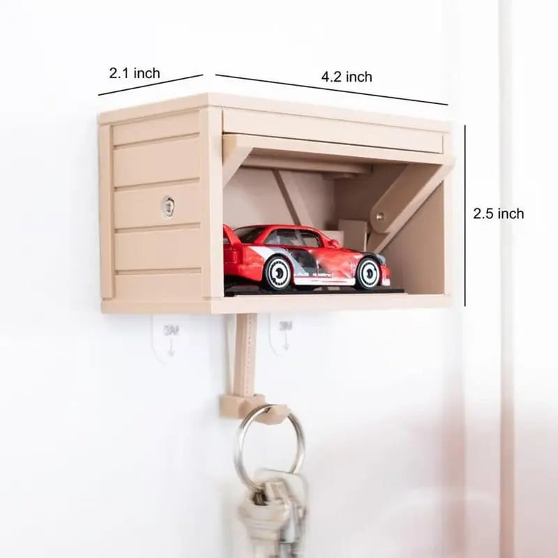 BowLift | Industrial Key Holder for Wall Mounting – 3D Printed Garage Look with Motion Effect