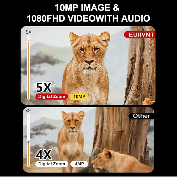 BowLift | Infrared Night Vision Binoculars Camera - HD 4x Zoom Night Vision Goggles for Total Darkness