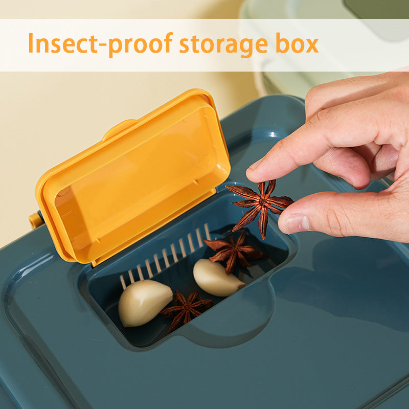 BowLift | Household Kitchen Rice Bucket, Moisture-Proof And Insect-Proof Thickened Sealed Grain Storage Box Rice Bucket Box