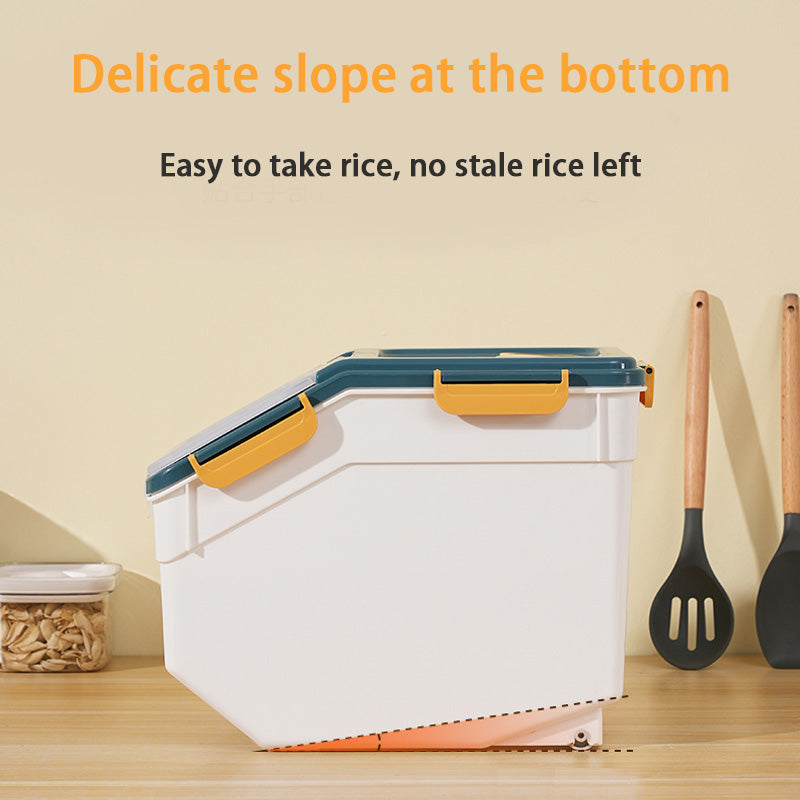 BowLift | Household Kitchen Rice Bucket, Moisture-Proof And Insect-Proof Thickened Sealed Grain Storage Box Rice Bucket Box