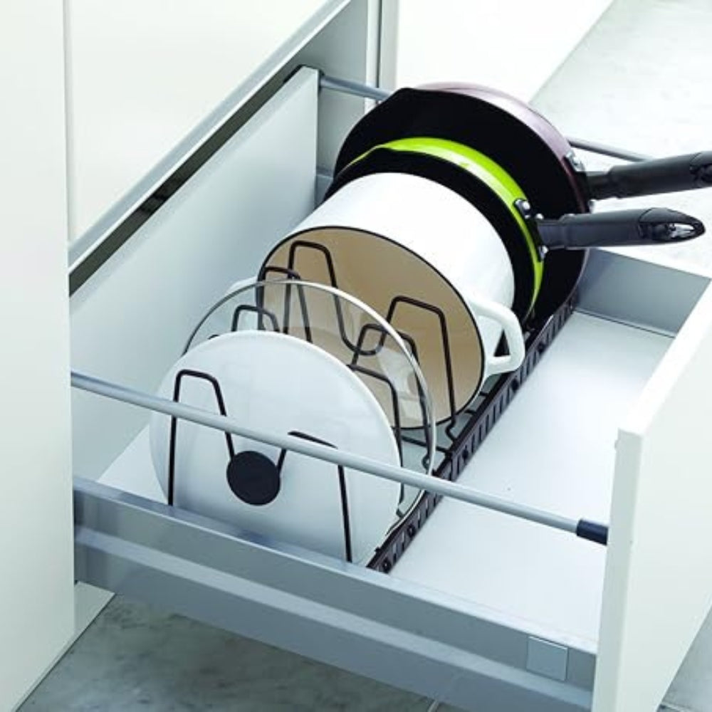 BowLift | Iron Dish Pot Lid and Utensils Storage Rack