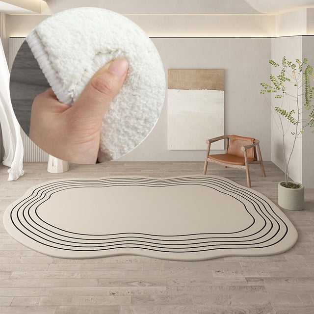 BowLift | Irregular round rug home decoration