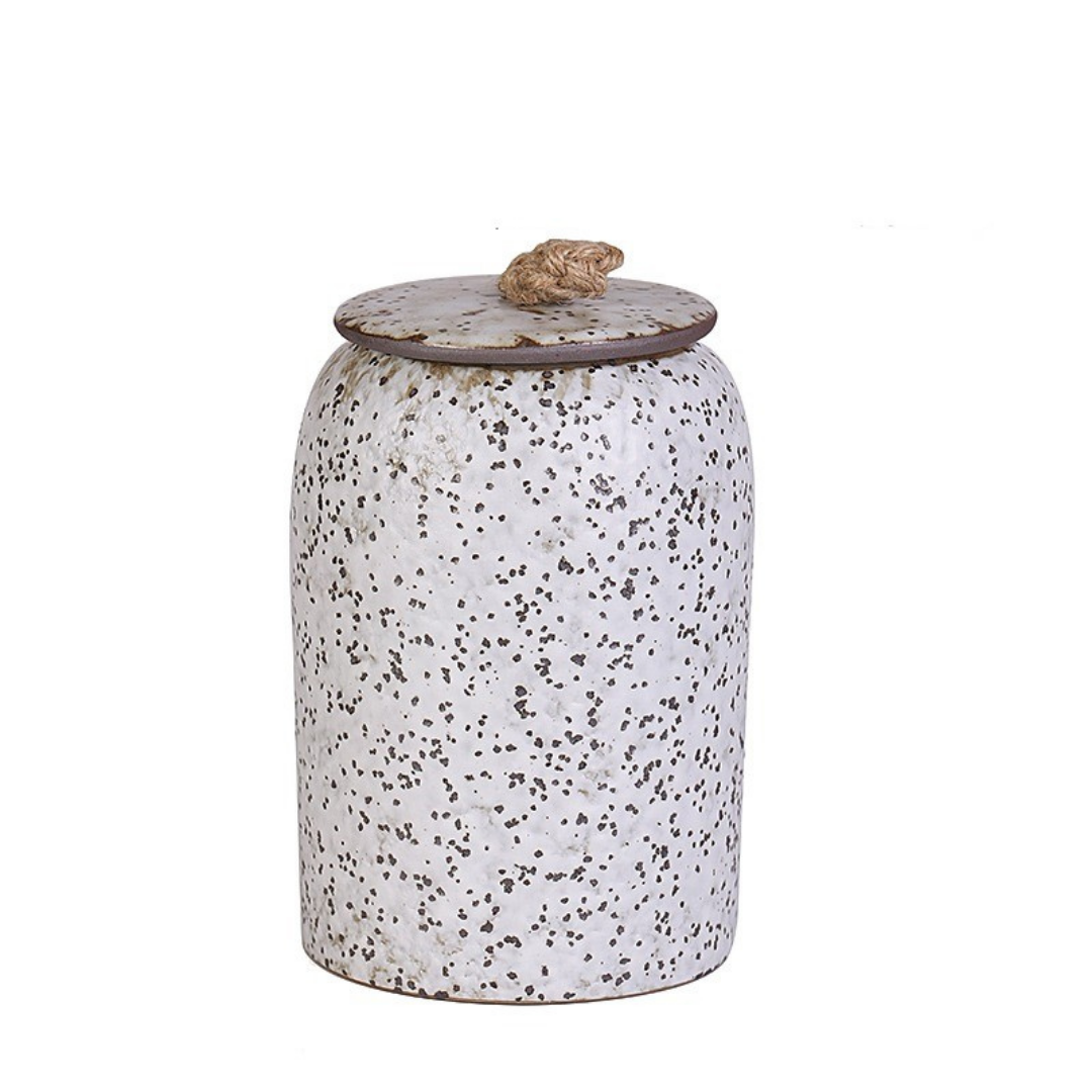 BowLift | Japanese tea canisters made of ceramics, retro stoneware, airtight, Gong-Fu made of ceramics, for candies, tea ceremony accessories
