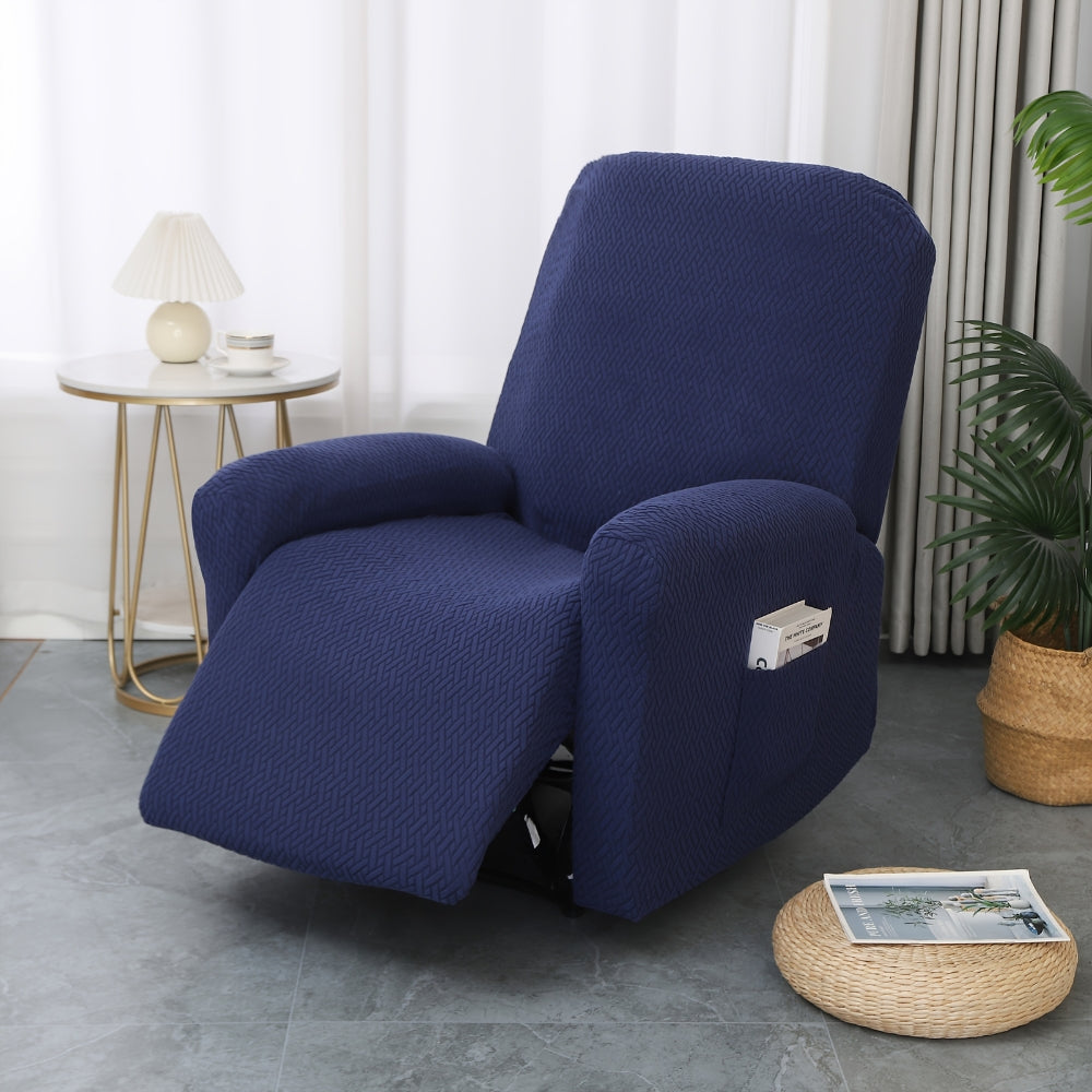 BowLift | Juno Fitted Recliner Chair Cover Soft Pocket