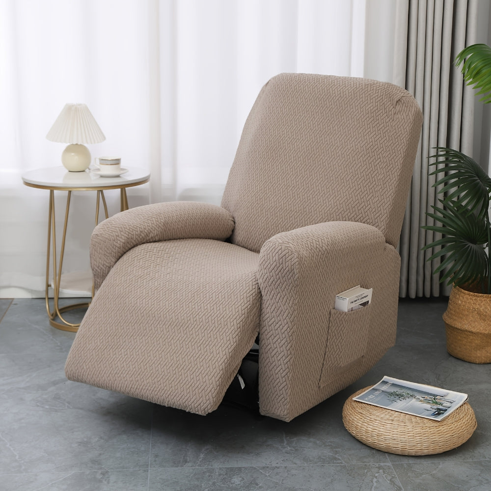 BowLift | Juno Fitted Recliner Chair Cover Soft Pocket