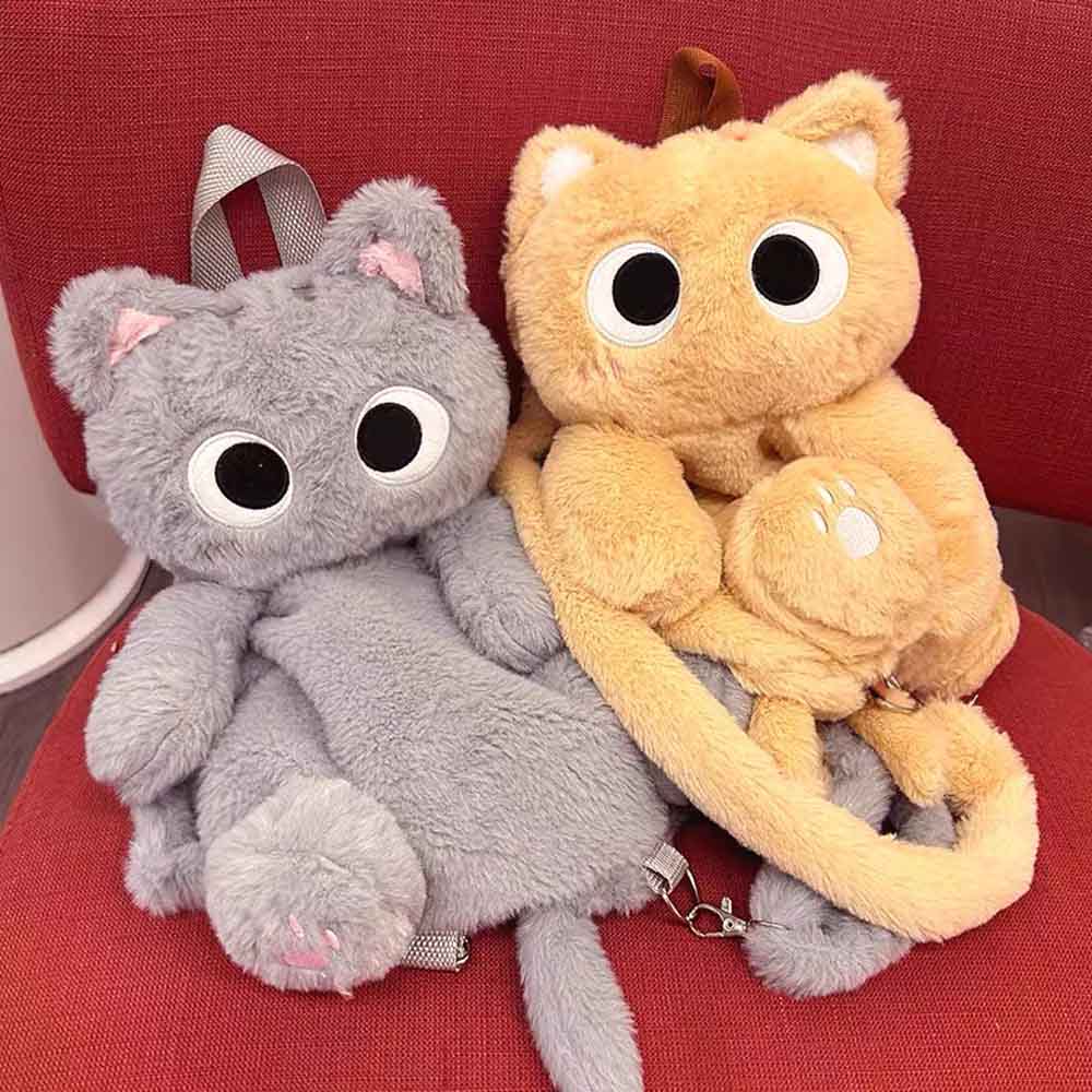BowLift | Cute Cat Plush Backpack