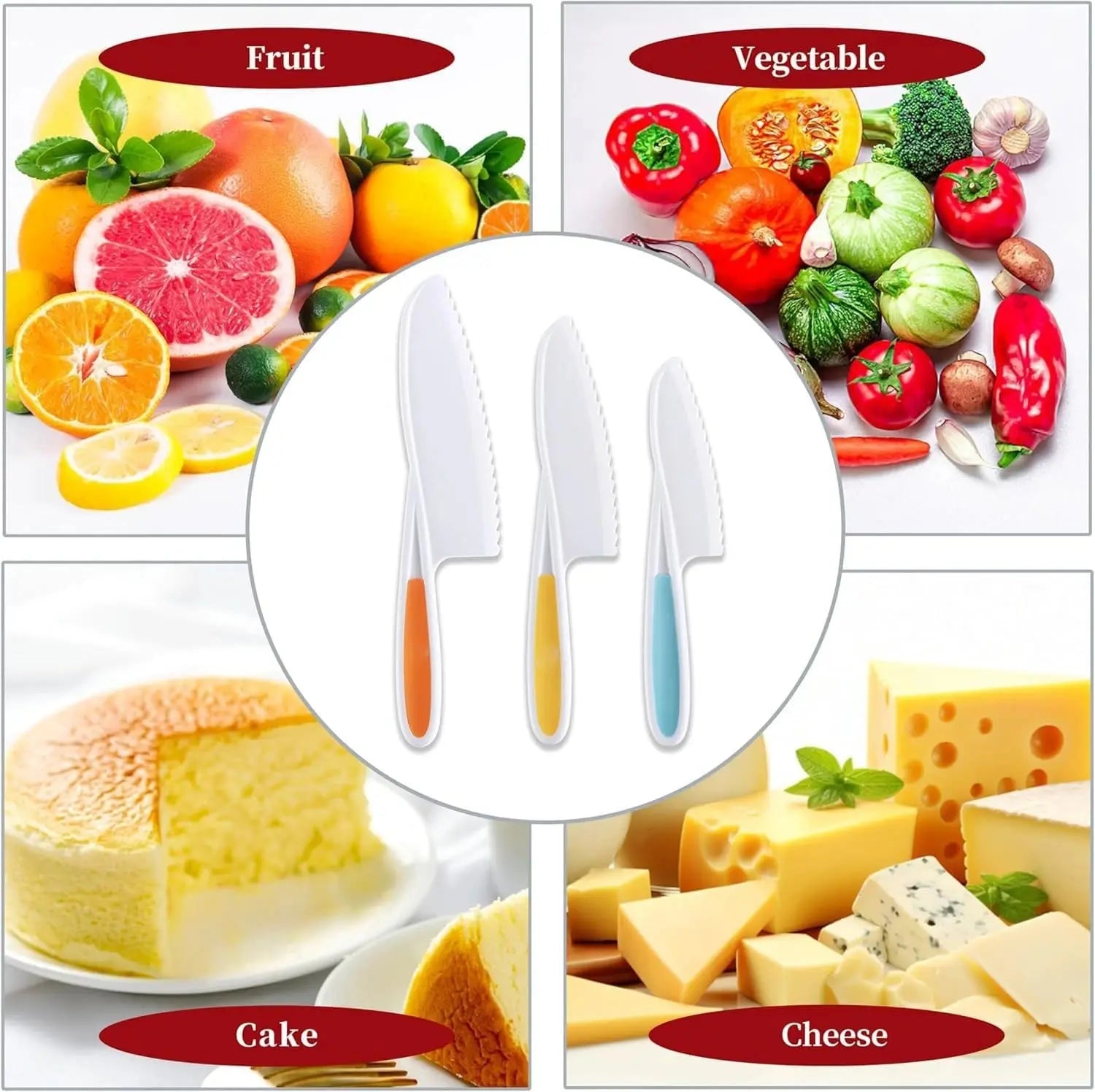 BowLift | Child-friendly kitchen set with knife, peeler & board