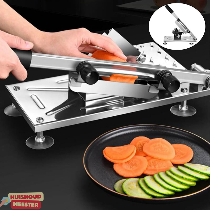 BowLift | KitchenSlicer – Professional Cutting Machine for Home | Adjustable Blade, Durable Stainless Steel