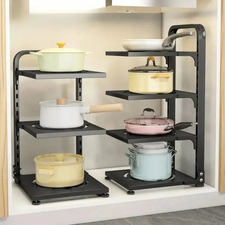 BowLift | Cookware Organizer – Adjustable Holder for Pots & Pans