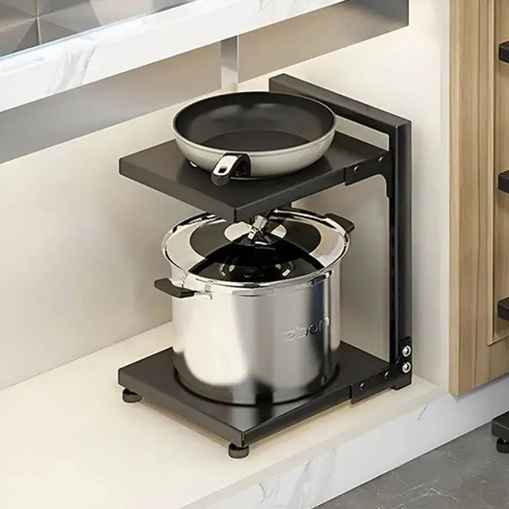 BowLift | Cookware Organizer – Adjustable Holder for Pots & Pans