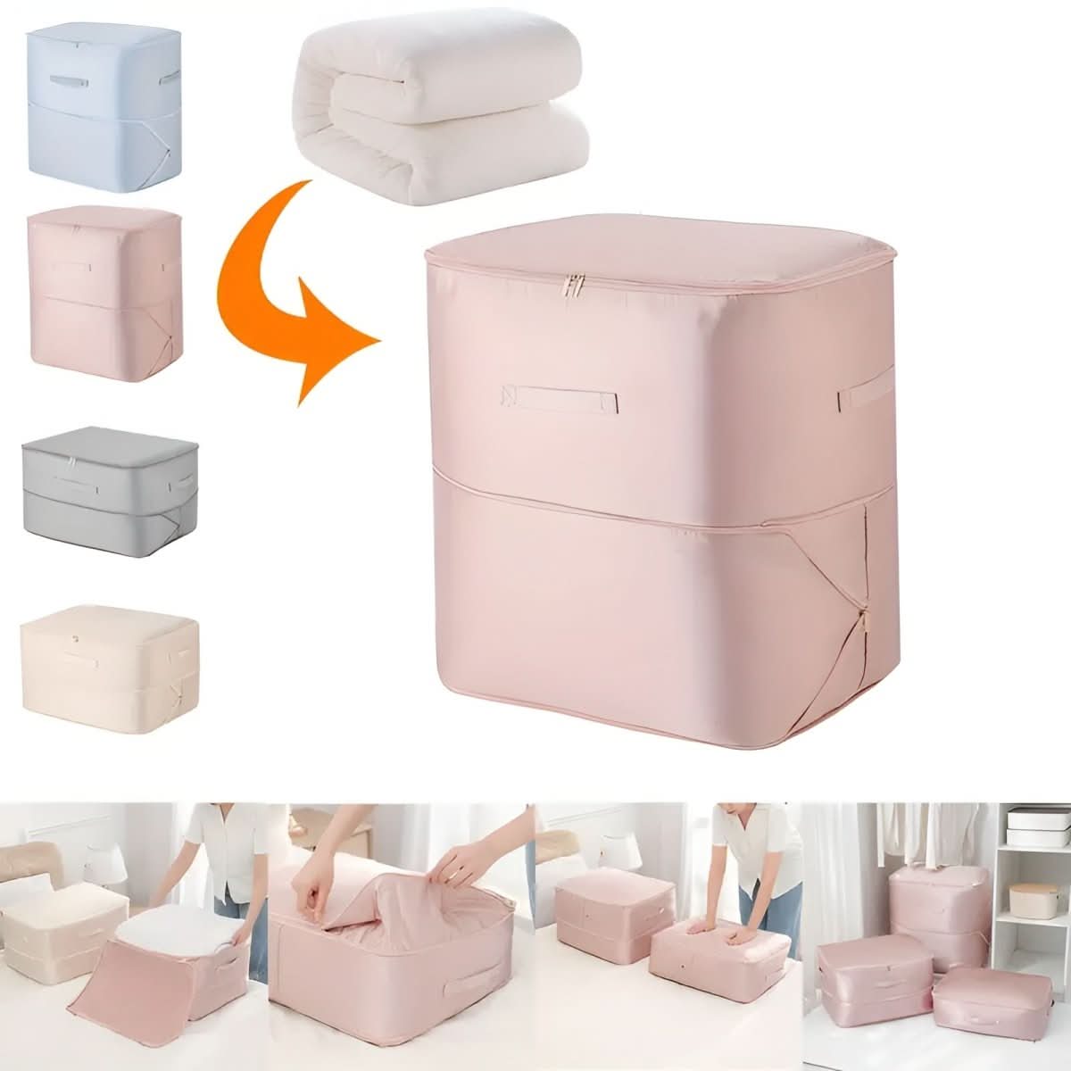 BowLift | Compression Storage Bag for Clothing & Bedding