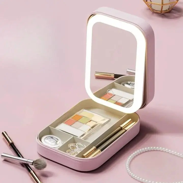 BowLift | Cosmetic case with LED mirror – Makeup & Organize anywhere