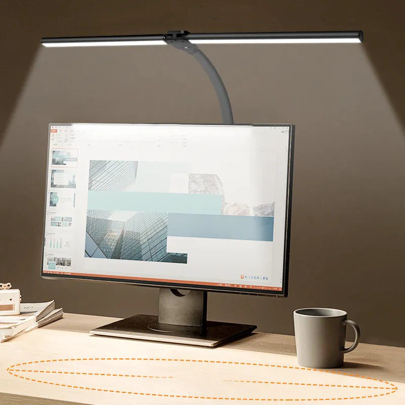 BowLift | DeskLight - Modern Dual-Head LED Desk Lamp, Stylish Office Lighting