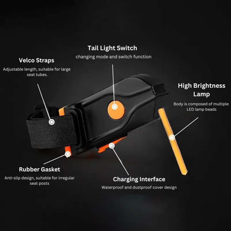 BowLift | LED Bicycle Rear Light – Ride in Style