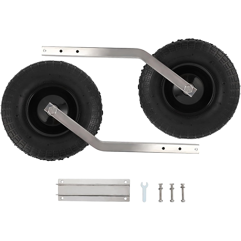BowLift | Launching Wheels ,Boat Launch Wheel, 500 lbs Loading Inflatable Boat Transom Launch Wheel with 12 Inch Wheel, Aluminum Alloy Transom Launch Wheel for Inflatable Boats and Aluminum Boats