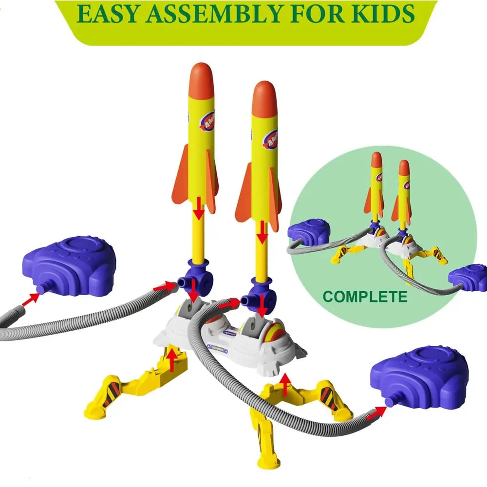 BowLift | Air-operated double rocket launcher for children