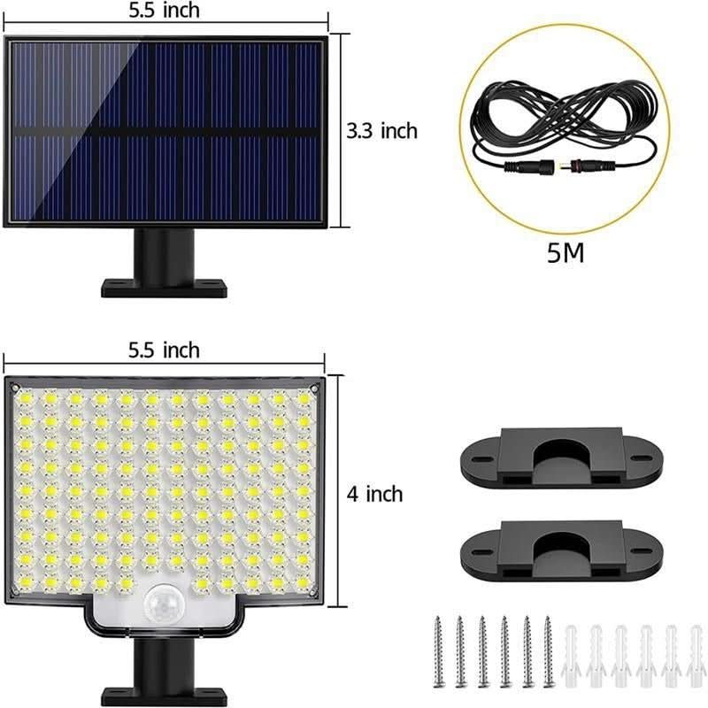 BowLift | Helionex GuardLight Solar Lamp | Motion Sensor LED Outdoor Light | Weatherproof Solar Security Lighting for Home & Garden