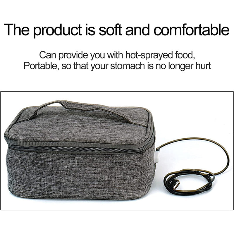 BowLift | USB Heated Lunch Box Car-Mounted Constant Temperature Heating Bag Portable Potable Heating Lunch Box For Adults Camping
