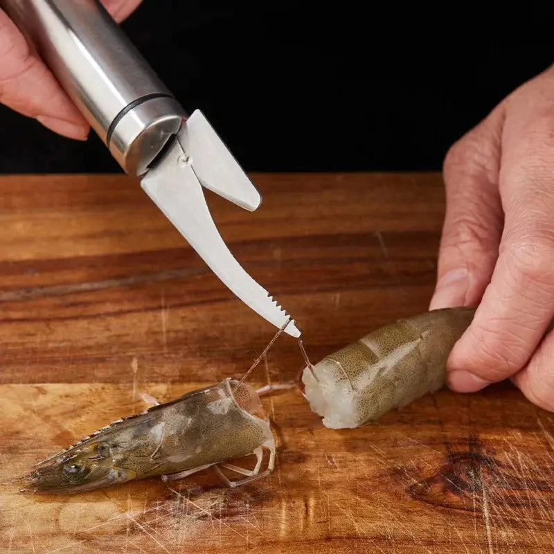 BowLift | Effortless Shrimp Peeling Tool – Stainless Steel Peeler