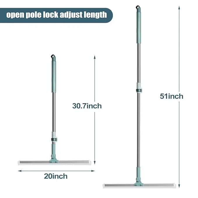 BowLift | Magical Floor Mop – 2-in-1 Silicone Broom with 180° Redatable Head