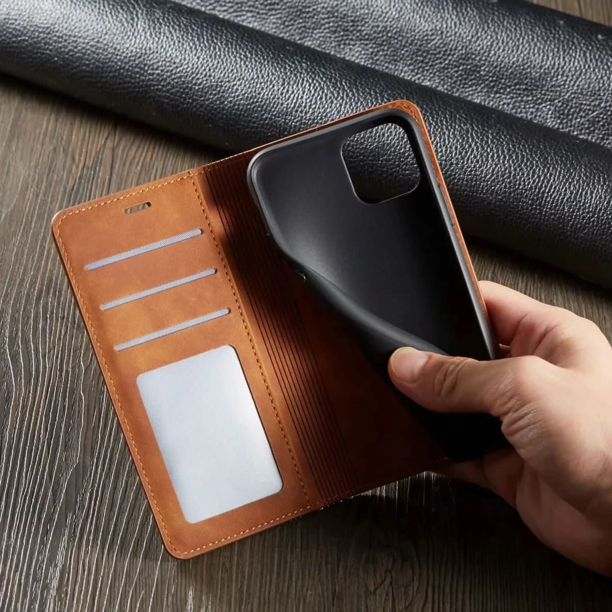 BowLift | Magnetic Leather iPhone Case with Shock Protection