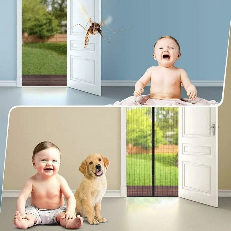 BowLift | Magnetic Insect Screen Door — Hands-Free Insect PRedection with Easy Installation