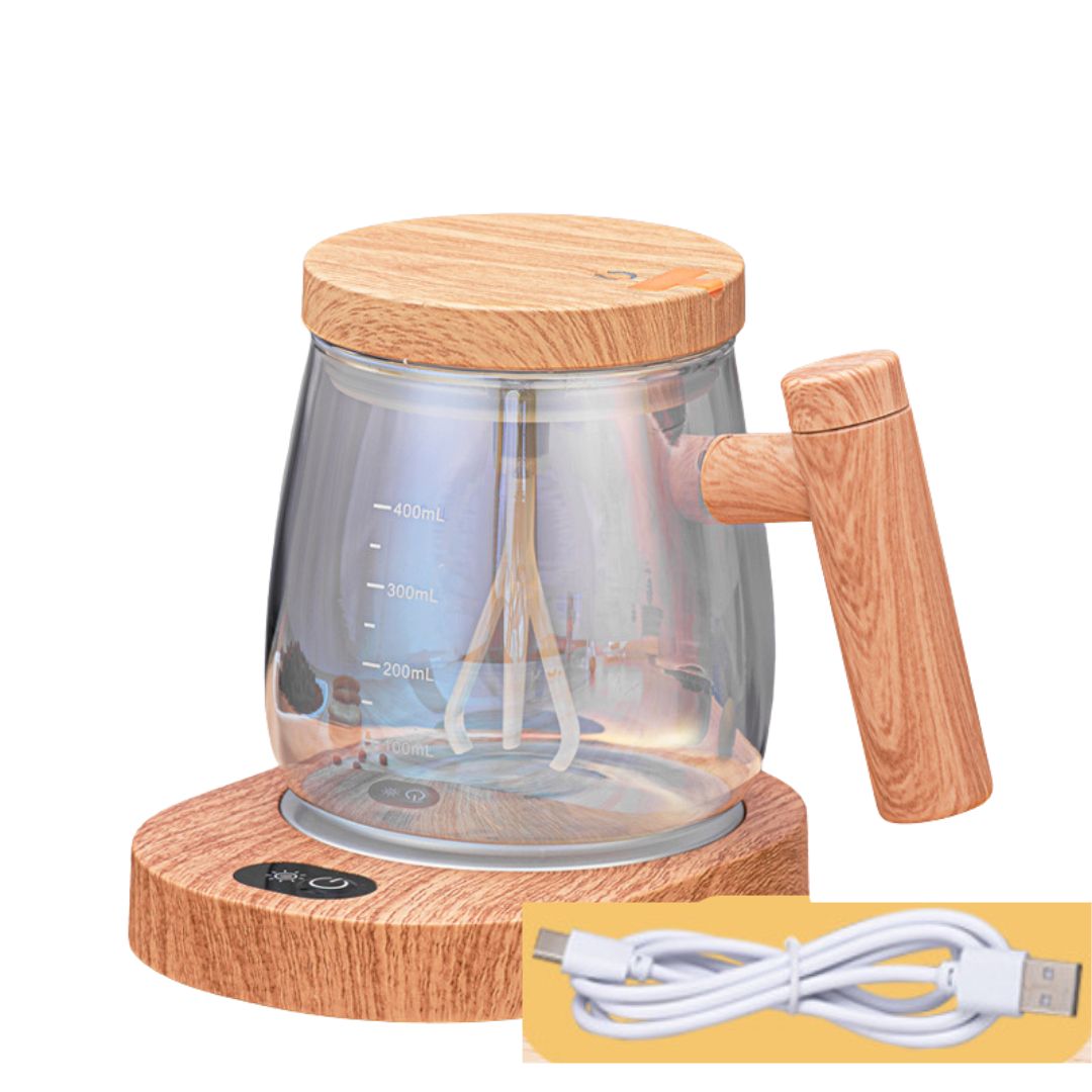 BowLift | 2in1 Mixer Cup made of Wood