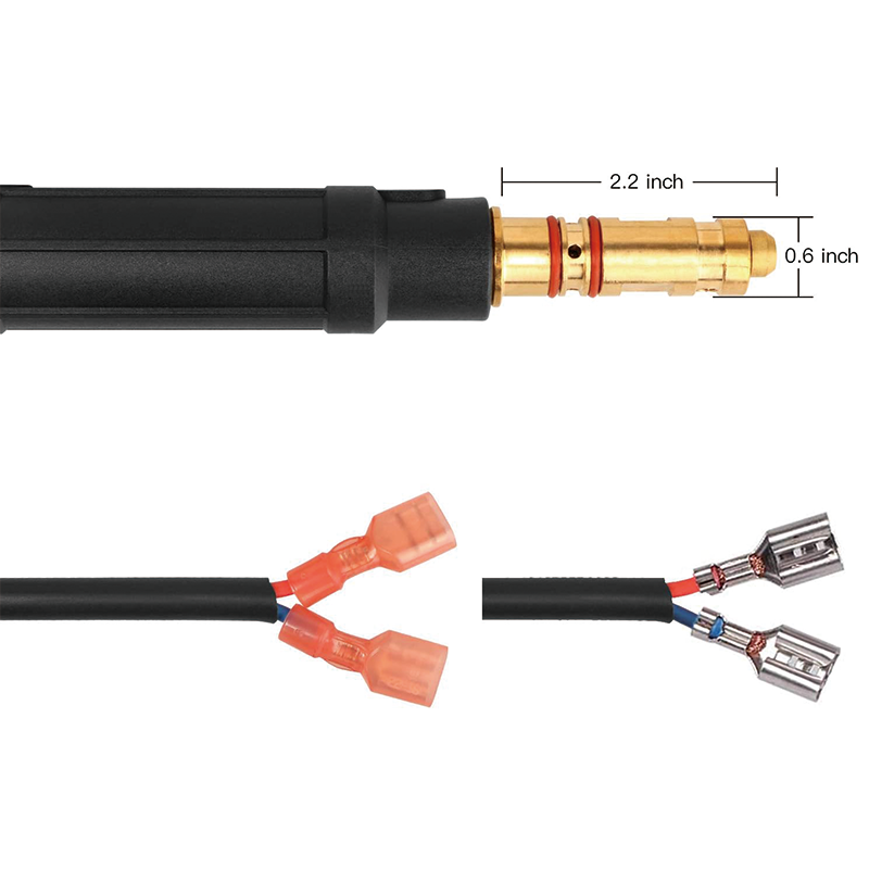 BowLift | 100Amp 10Ft MIG Welding Gun Torch Replacement,for Lincoln Magnum 100L K530-5,with 10PCS Mig Welding Contact Tips