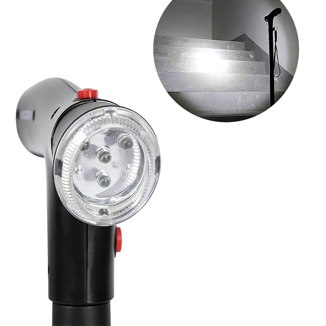 BowLift | Folding Cane | Lightweight, Telescopic & Collapsible Walking Stick for Seniors and Travellers