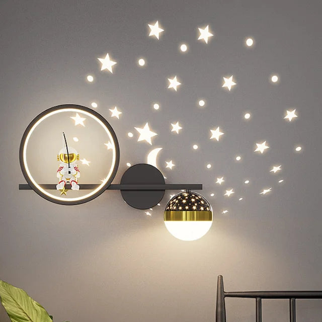 BowLift | Children's Room Wall Light – Stylish star-shaped LED wall light for kids | Gentle light for the bedroom
