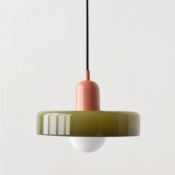BowLift | Bauhaus Inspired Colourful Glass Pendant Light