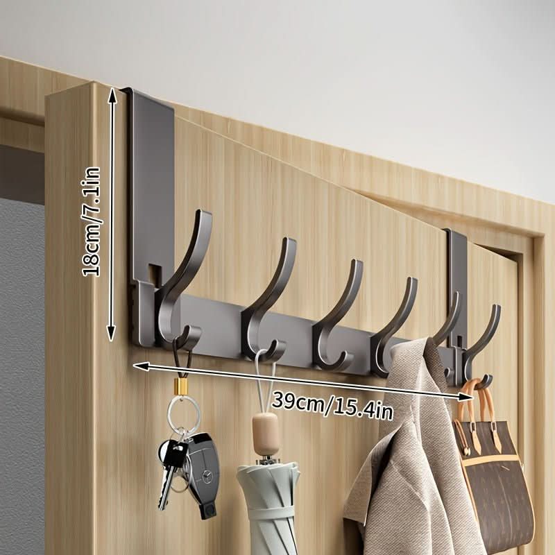 BowLift | de-Deur Haak - Modern aluminium door hooks for stylish & space-saving storage