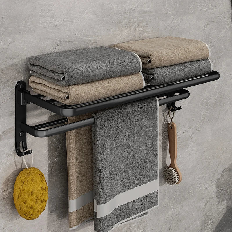 BowLift | Modern Foldable Towel Rack – Space-Saving Design for Stylish Bathrooms