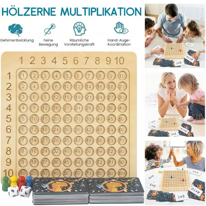 BowLift | Wooden Multiplication Learning Game – Math Support for Children