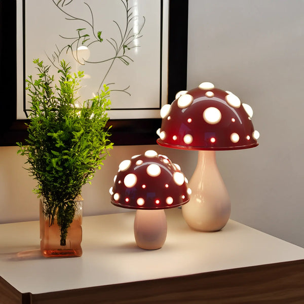 BowLift | LumiFungi – Luxury LED Table Lamp with Mood-Filled Mushroom Design and Dimmable Light